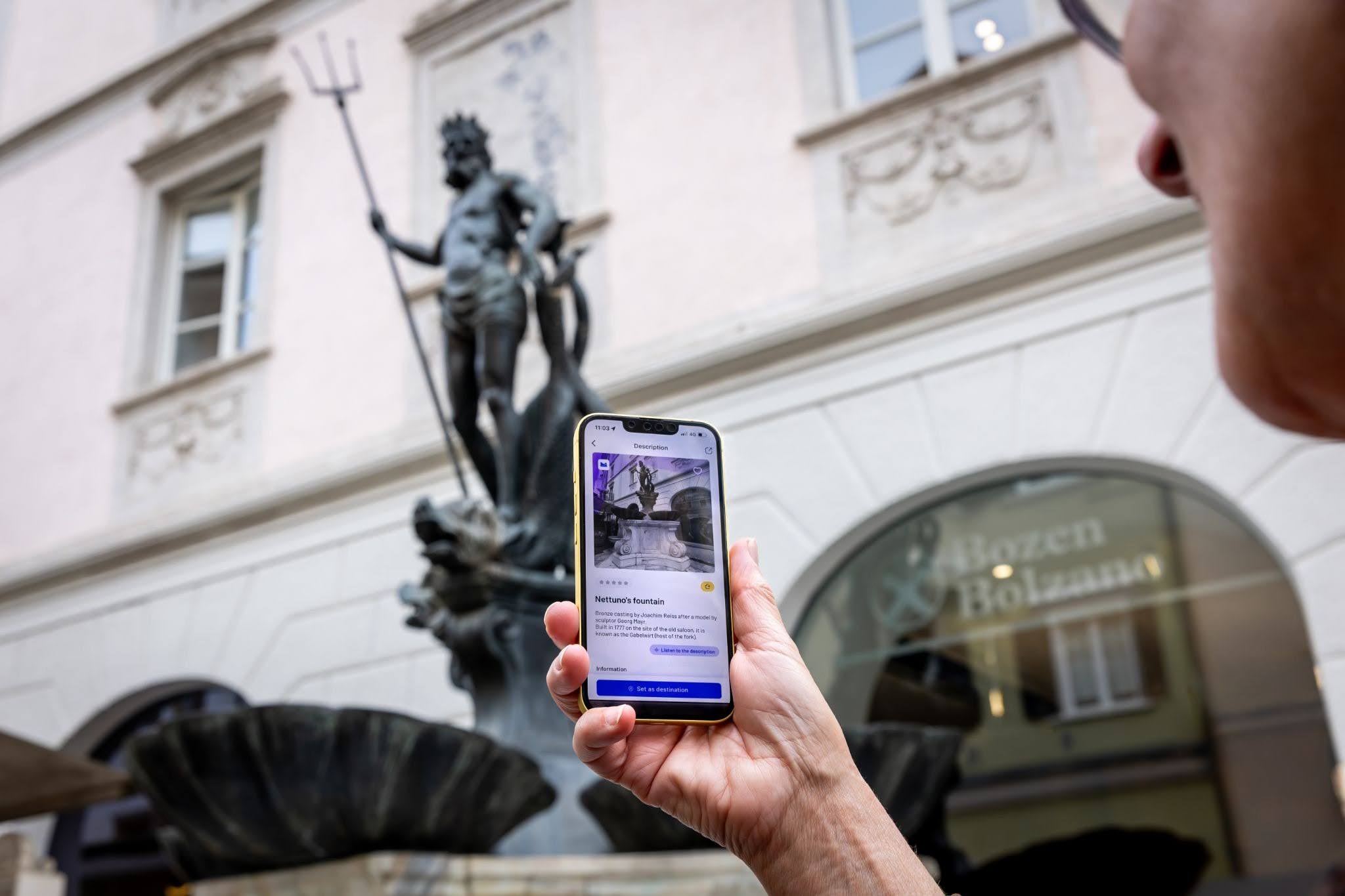 Snippet image for the Stendhapp use case, showing how Open Data Hub data powers tourism discovery experiences.